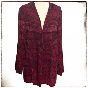 Signet Blazer 14 Maroon Jacket Vintage